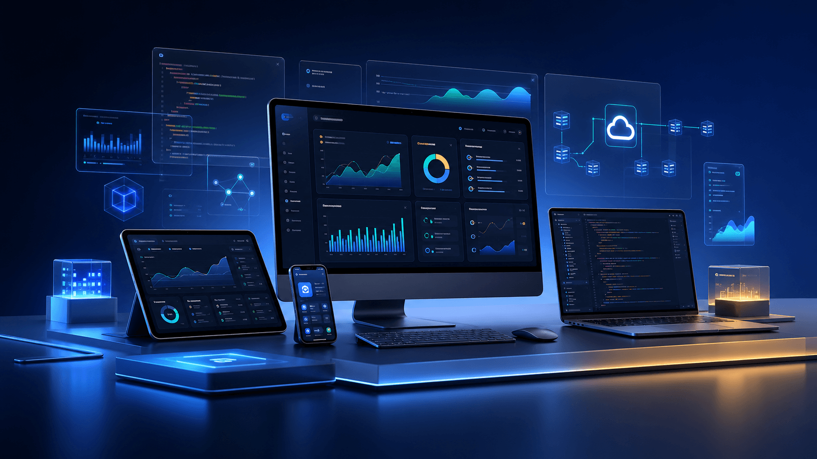 Modern software dashboard ecosystem built by AasiaWeb